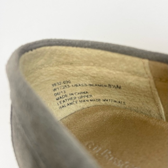 G.H. Bass & Co Beamer Penny Loafers Shoe Size 8.5M Gray Suede - Picture 5 of 13